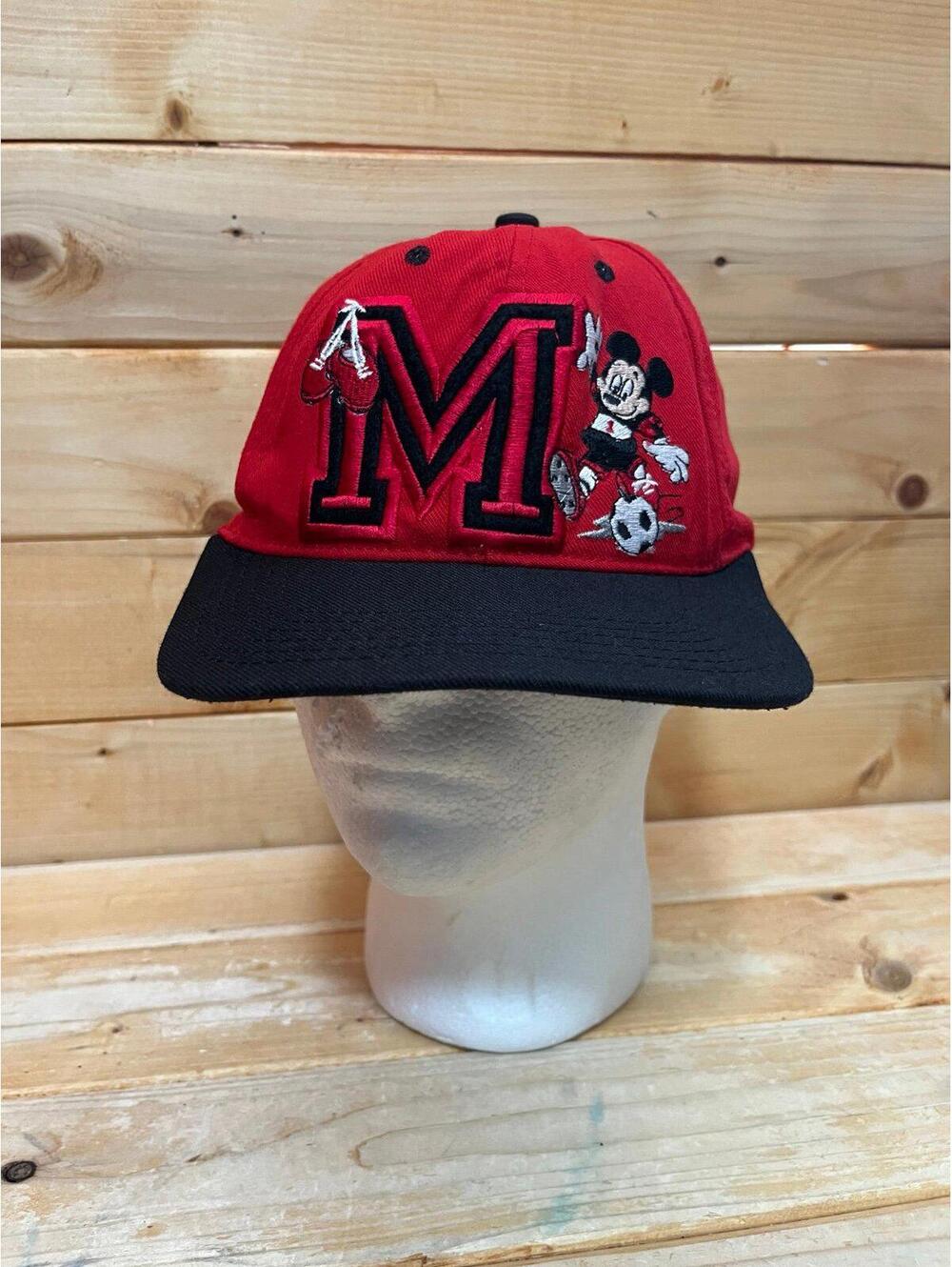 Vintage Goofy Hat Co Mickey Mouse Soccer hat / snap back - Made in USA
